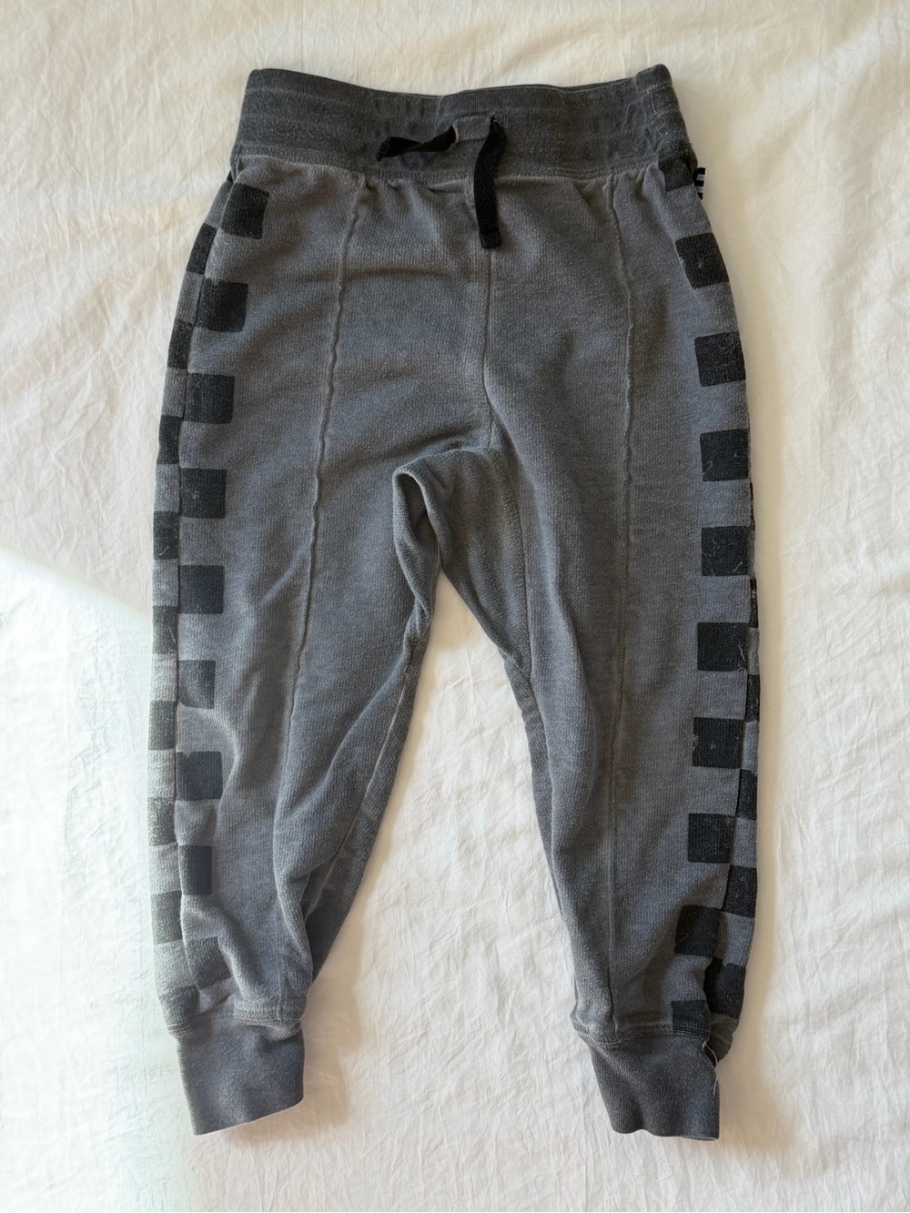 Splendid Kids Gray Checkered Jogger Sweatpants Size 3